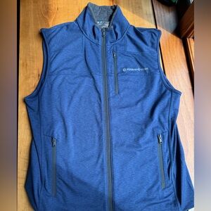 Vineyard Vines Navy Full-Zip Vest